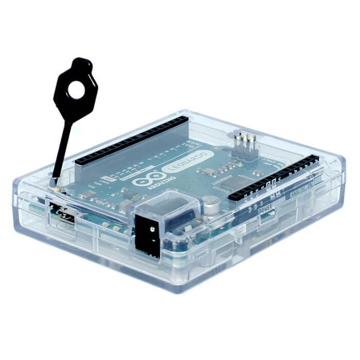 Clear Protective Case for Arduino Leonardo by The Pi Hut - The Pi Hut