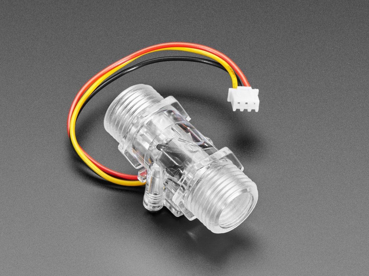 Clear Turbine Water Flow Sensor with 3-pin JST by The Pi Hut - The Pi Hut