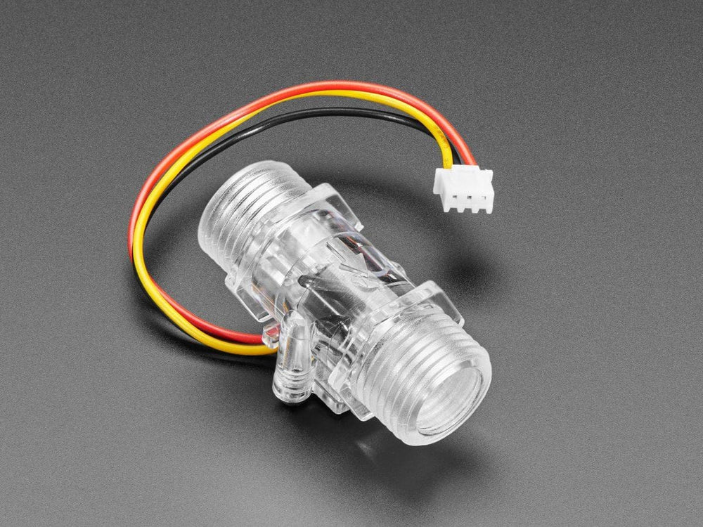Clear Turbine Water Flow Sensor with 3-pin JST by The Pi Hut - The Pi Hut