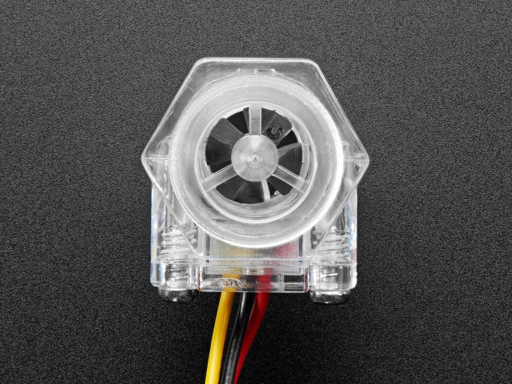 Clear Turbine Water Flow Sensor with 3-pin JST by The Pi Hut - The Pi Hut