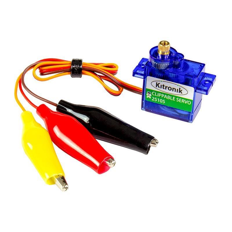 Clippable Servo for micro:bit by Kitronik - The Pi Hut