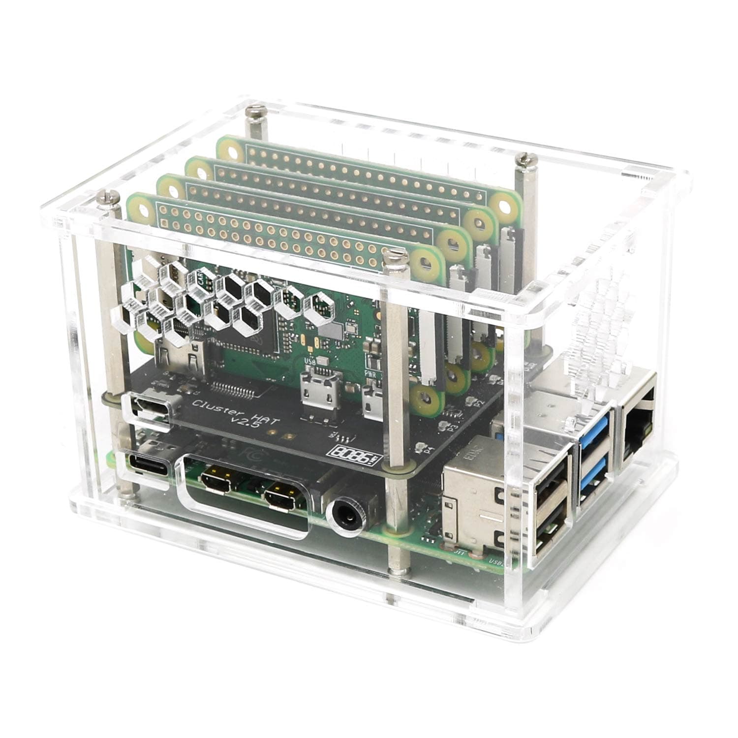 Cluster HAT Case v3.0 by The Pi Hut - The Pi Hut