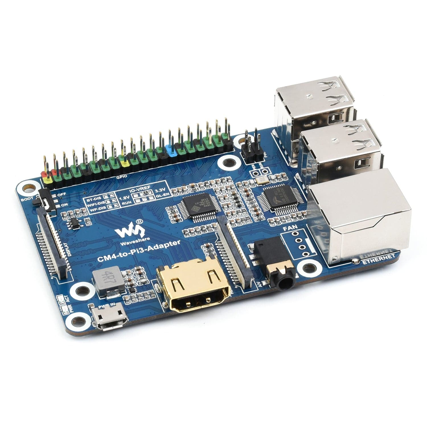 CM4 to 3B Adapter by Waveshare - The Pi Hut