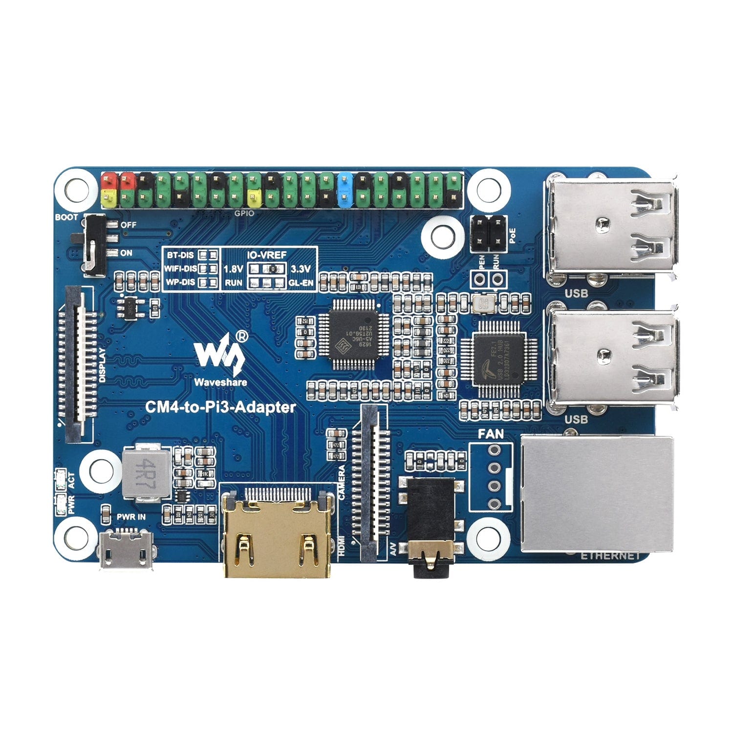 CM4 to 3B Adapter by Waveshare - The Pi Hut