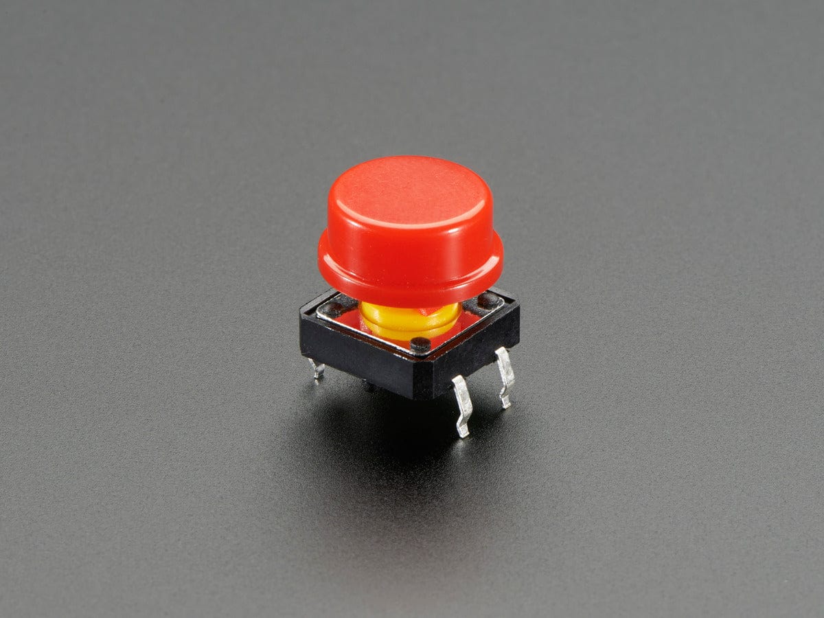 Colorful Round Tactile Button Switch Assortment - 15 pack by The Pi Hut - The Pi Hut