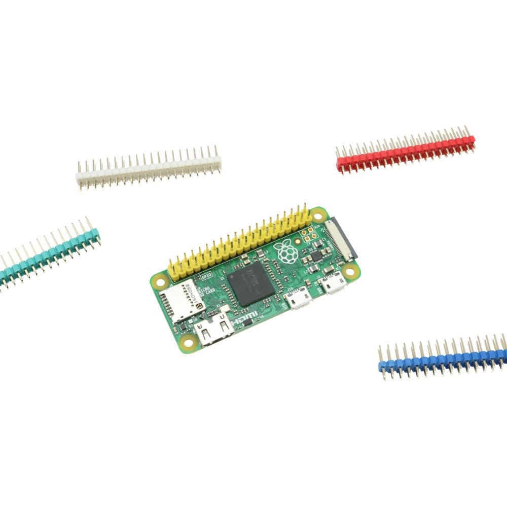 Coloured GPIO Headers - 5 Pack by The Pi Hut - The Pi Hut