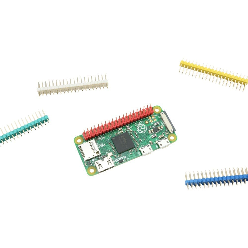 Coloured GPIO Headers - 5 Pack by The Pi Hut - The Pi Hut