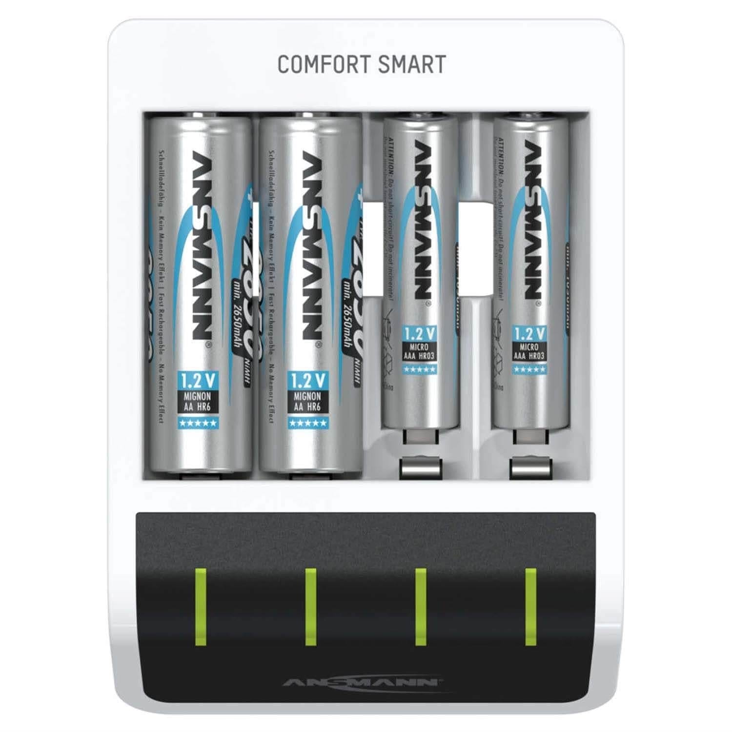 Comfort Smart AA/AAA NiMH Battery Charger - The Pi Hut