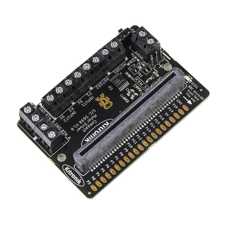 Compact Motor Driver Board for the BBC micro:bit by Kitronik - The Pi Hut
