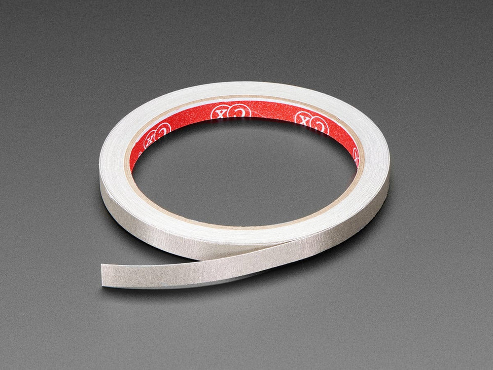 Conductive Nylon Fabric Tape - 8mm Wide x 10 meters long by The Pi Hut - The Pi Hut