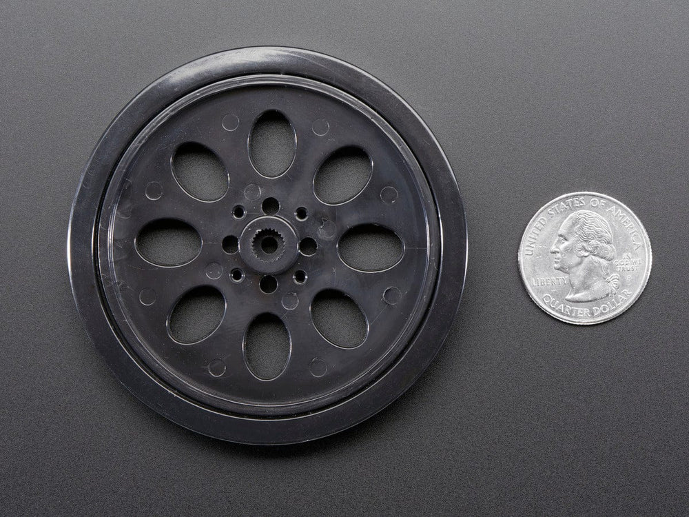 Continuous Rotation Servo Wheel by The Pi Hut - The Pi Hut