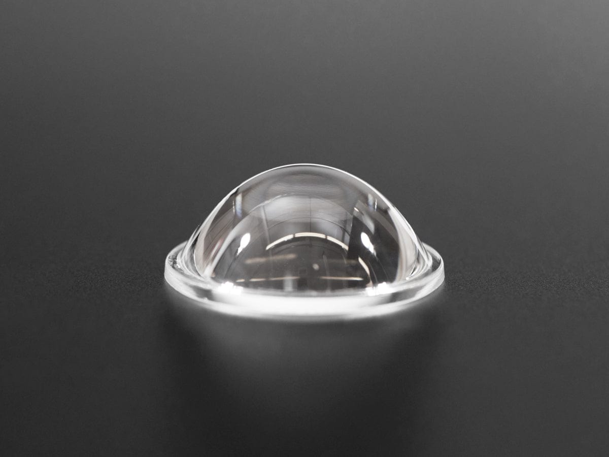 Convex Glass Lens with Edge - 40mm Diameter by The Pi Hut - The Pi Hut