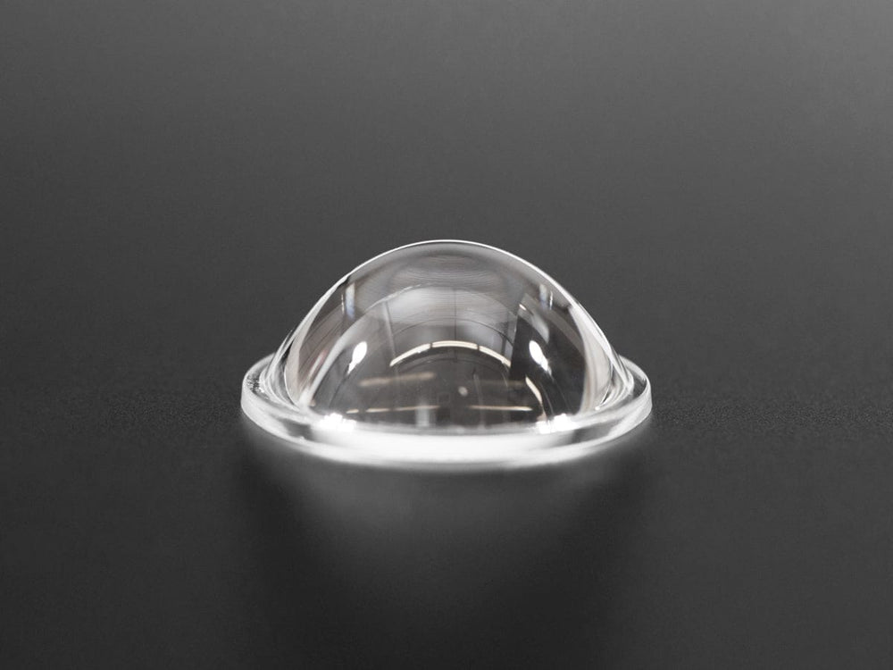 Convex Glass Lens with Edge - 40mm Diameter by The Pi Hut - The Pi Hut