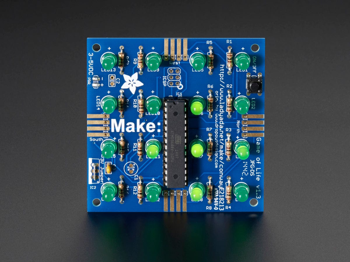 Conway's Game of Life Kit (v1.3) by Adafruit - The Pi Hut