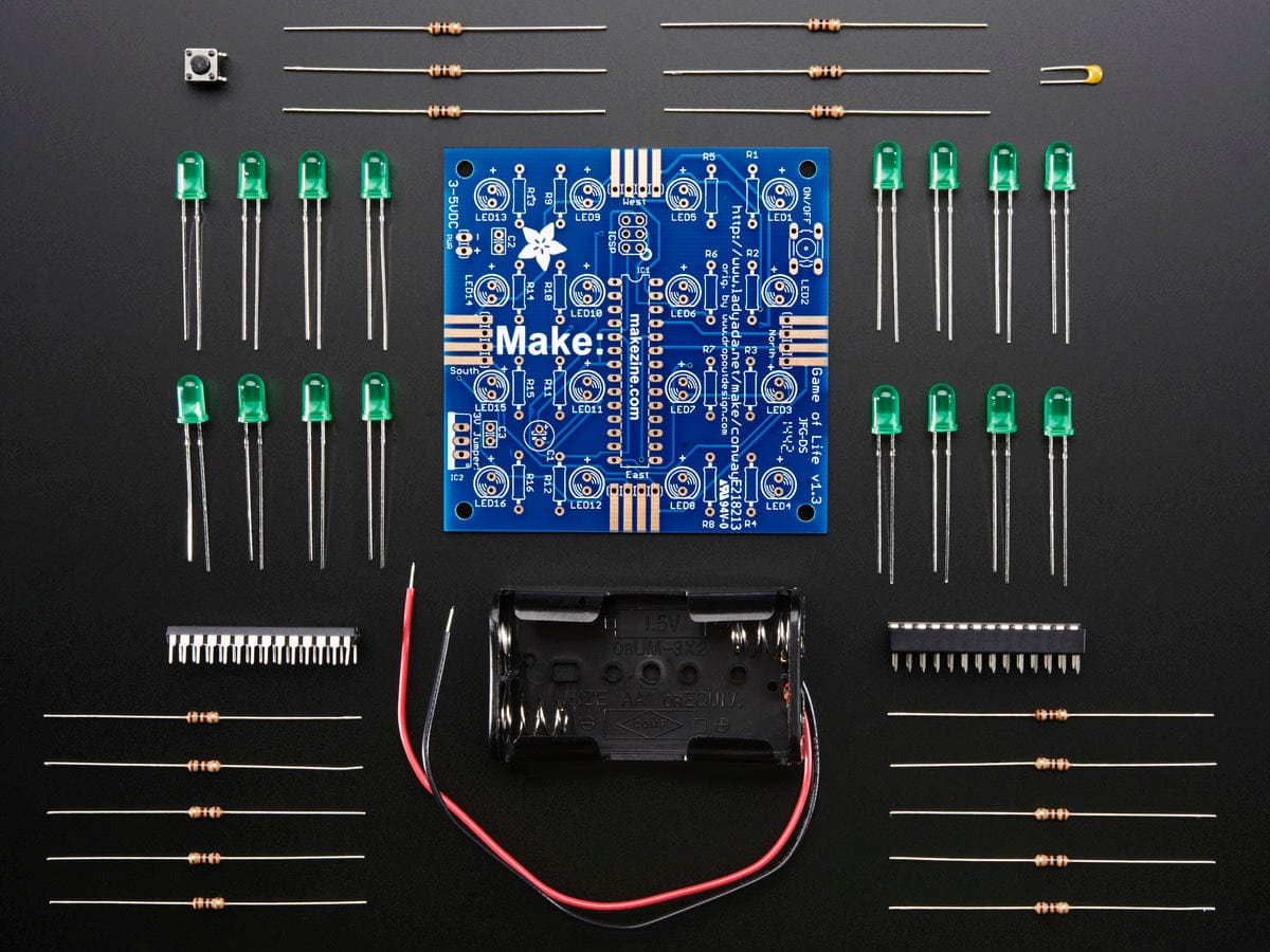 Conway's Game of Life Kit (v1.3) by Adafruit - The Pi Hut