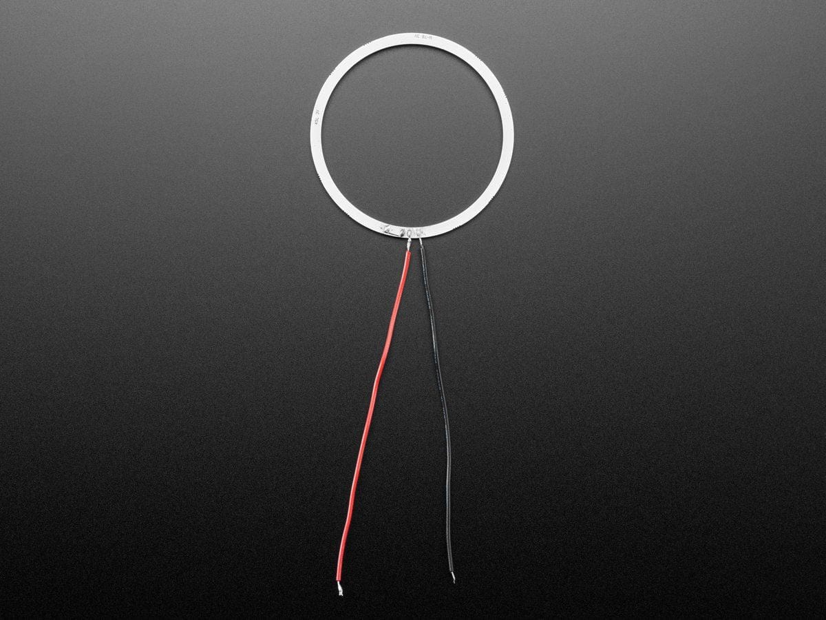 Cool White LED Ring Light PCB - 70mm Diameter - 5V Power by The Pi Hut - The Pi Hut