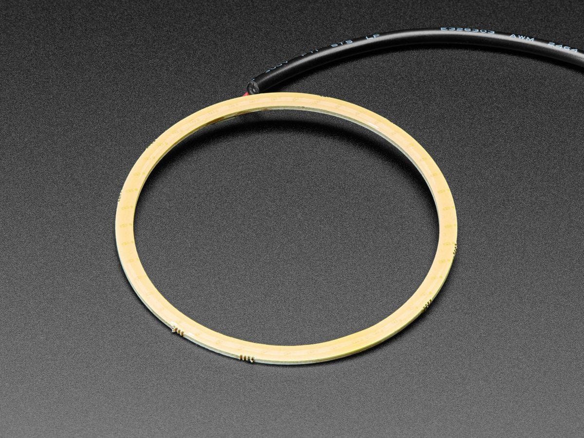 Cool White LED Ring Light with USB Cable and On/Off Switch (70mm Diameter 5V) by The Pi Hut - The Pi Hut