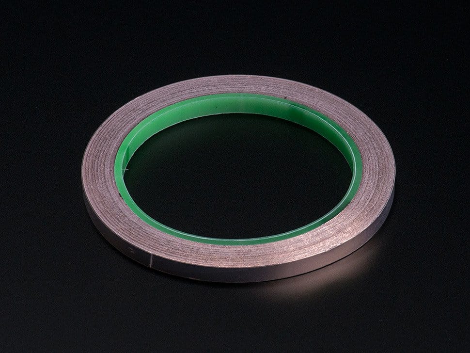 Copper Foil Tape with Conductive Adhesive - 6mm x 15 meter roll by The Pi Hut - The Pi Hut