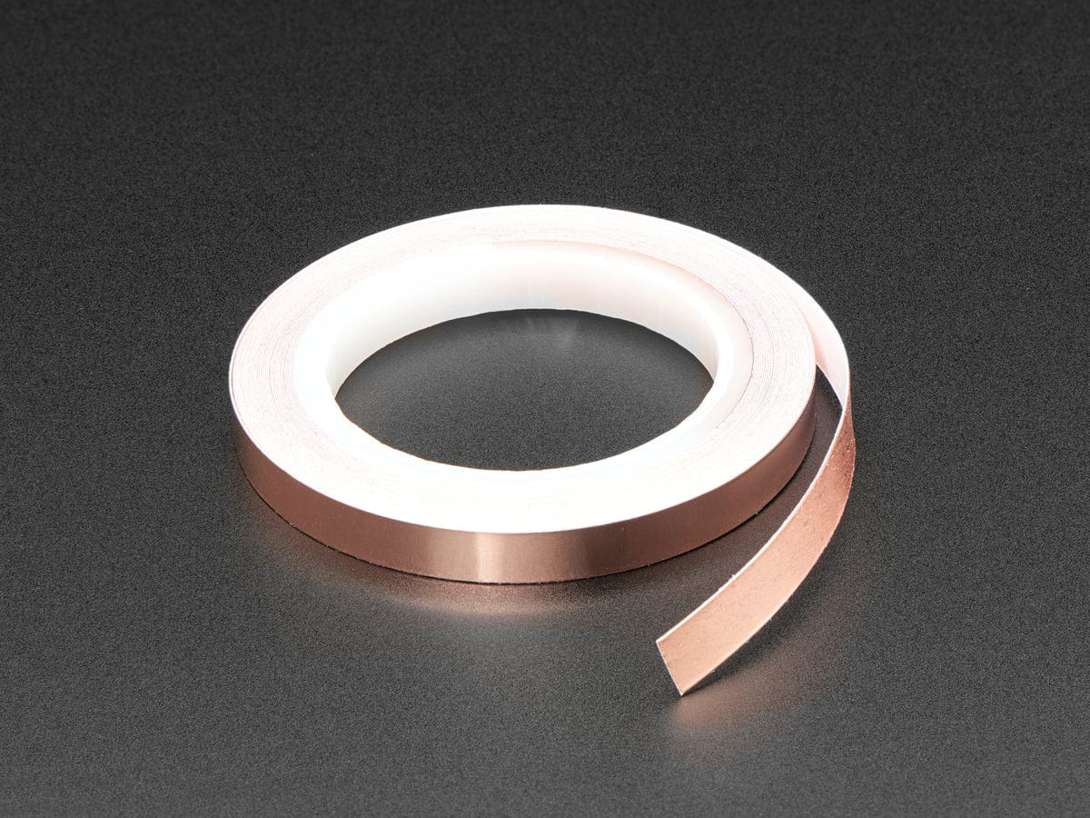 Copper Foil Tape with Conductive Adhesive - 6mm x 5 meters long by The Pi Hut - The Pi Hut