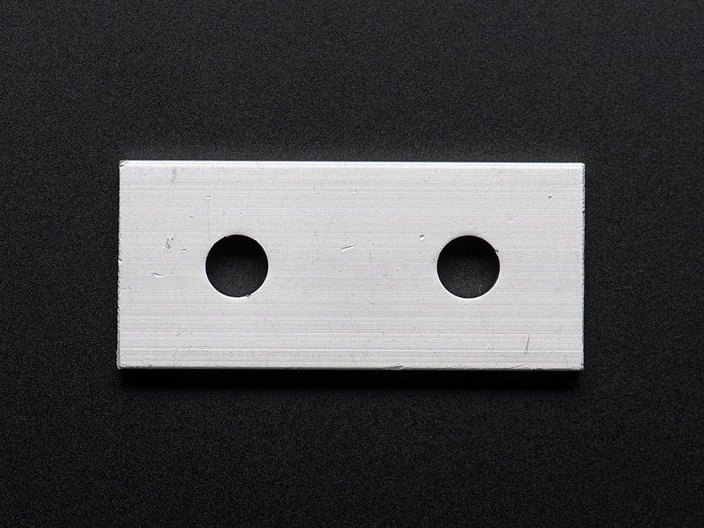 Coupling Plate - 2 Holes - 20x20 Aluminum Extrusion - The Pi Hut
