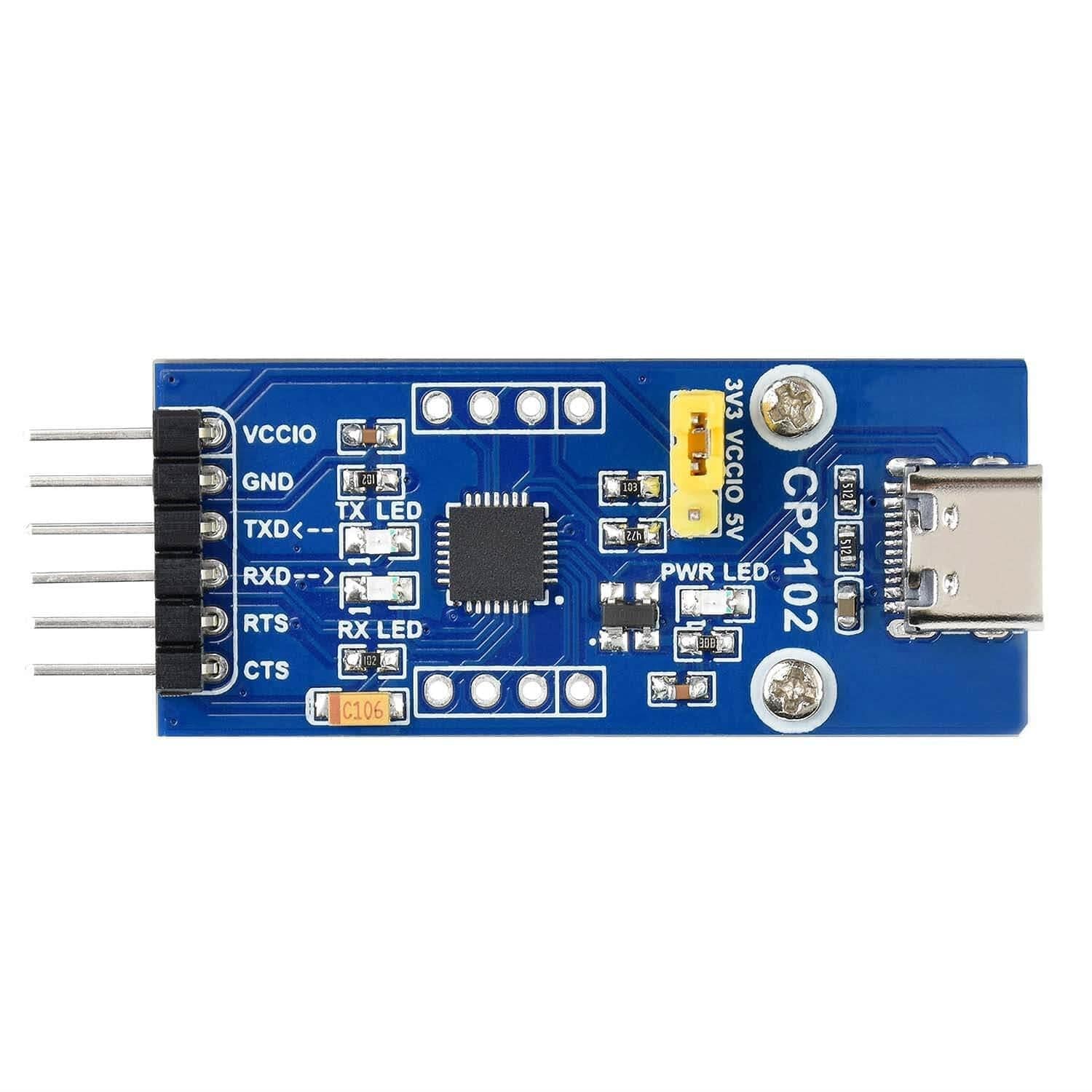 CP2102 USB UART Board (USB-C) by Waveshare - The Pi Hut