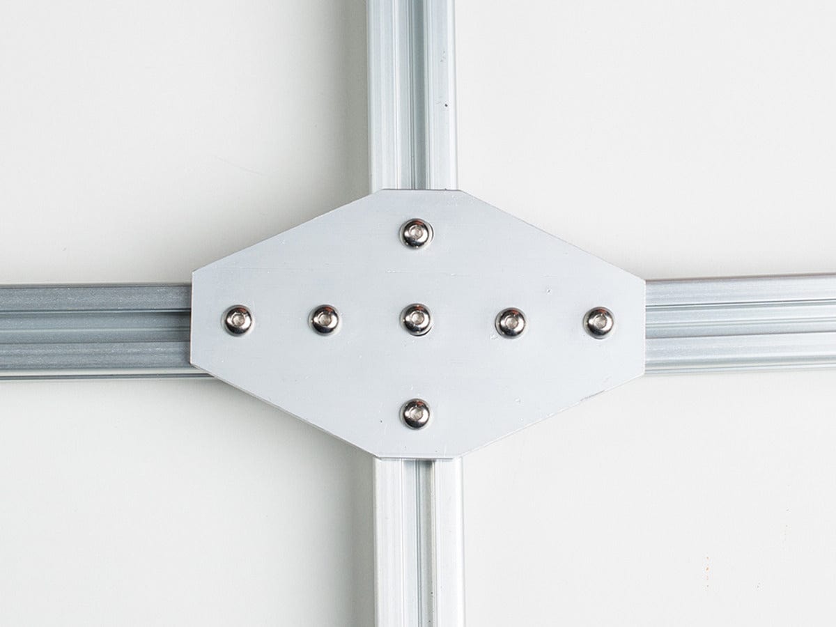 Cross-Plate for 2020 Aluminum Extrusion by The Pi Hut - The Pi Hut