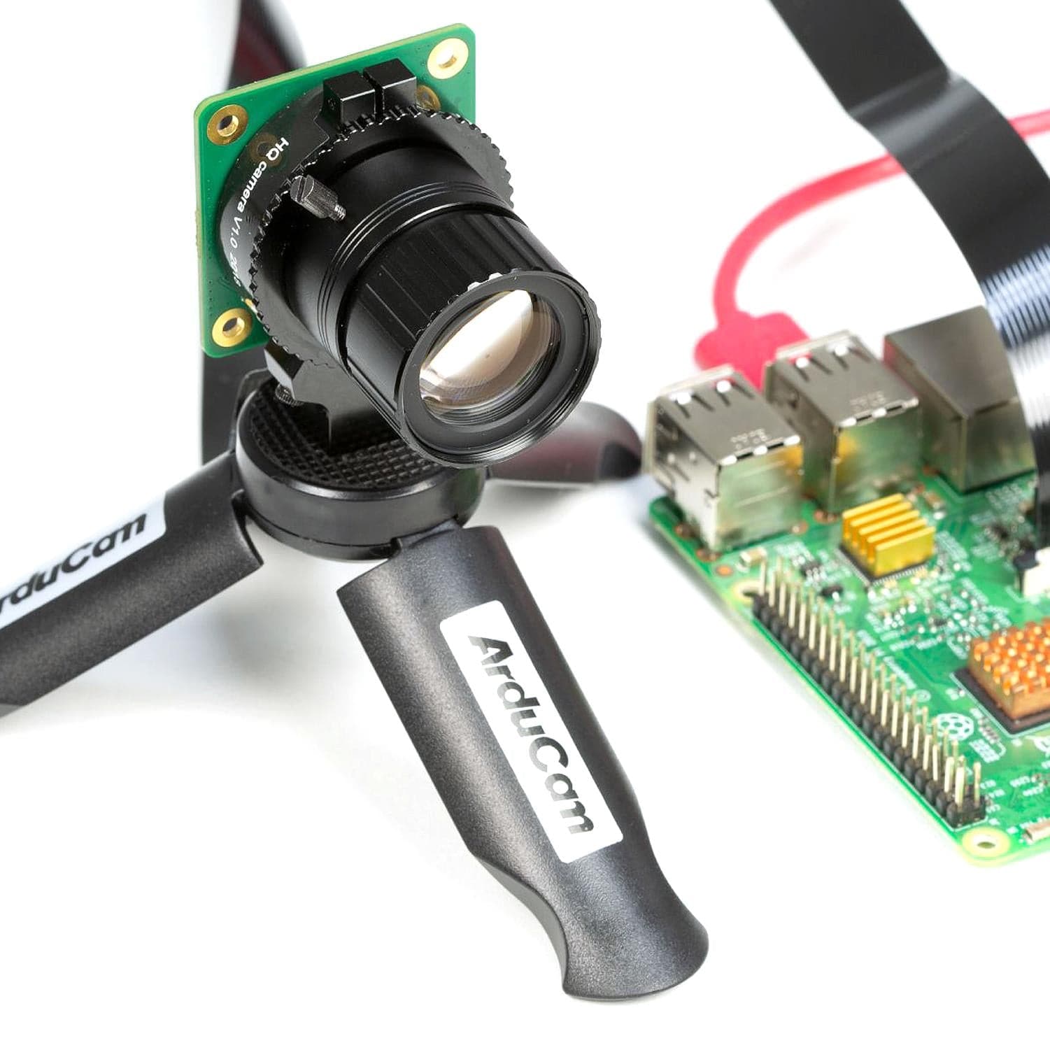 CS-Mount Lens for Raspberry Pi HQ Camera - 25mm Focal Length by Arducam - The Pi Hut