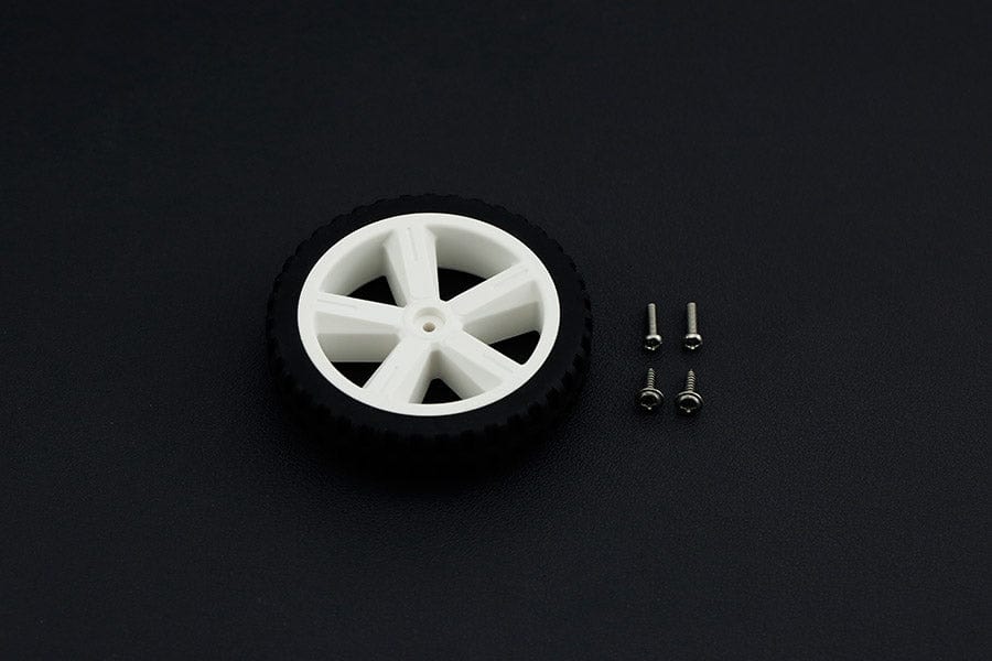 D80mm Silicone Wheel For TT Motor by DFRobot - The Pi Hut
