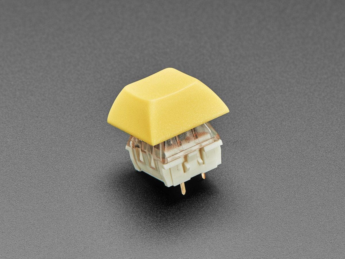 Dark Yellow DSA Keycaps for MX Compatible Switches - 10 pack by The Pi Hut - The Pi Hut