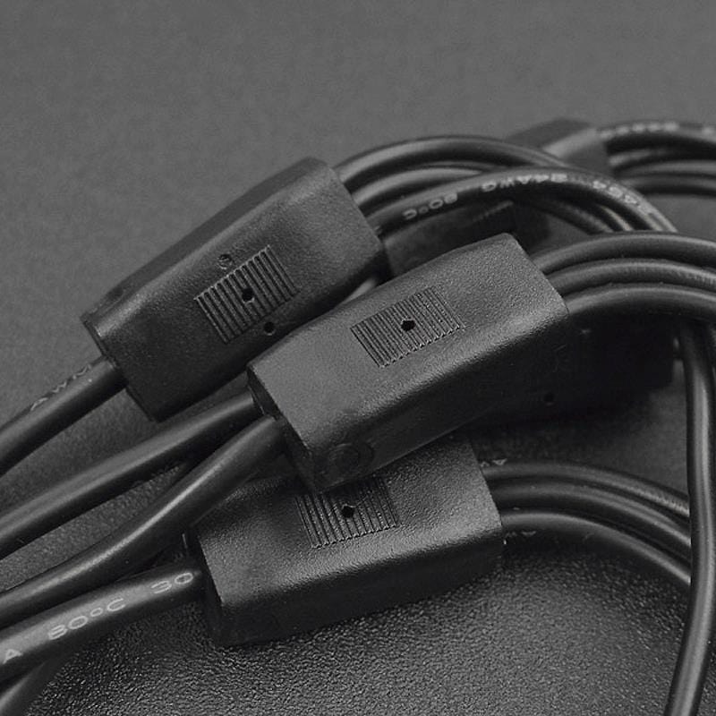 DC Barrel Jack Splitter Cables (1 Female to 4 Male, 5-pack) by DFRobot - The Pi Hut