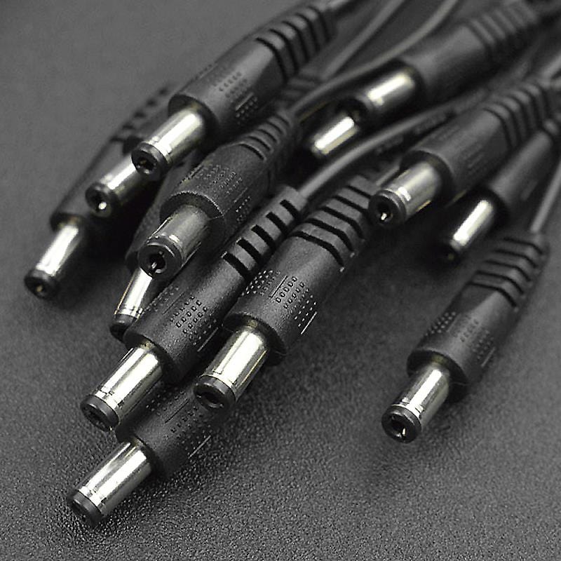 DC Barrel Jack Splitter Cables (1 Female to 3 Male, 5-pack) by DFRobot - The Pi Hut