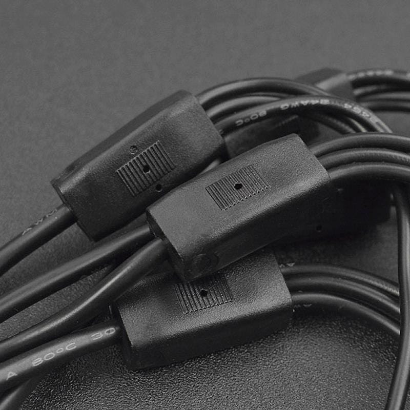DC Barrel Jack Splitter Cables (1 Female to 3 Male, 5-pack) by DFRobot - The Pi Hut