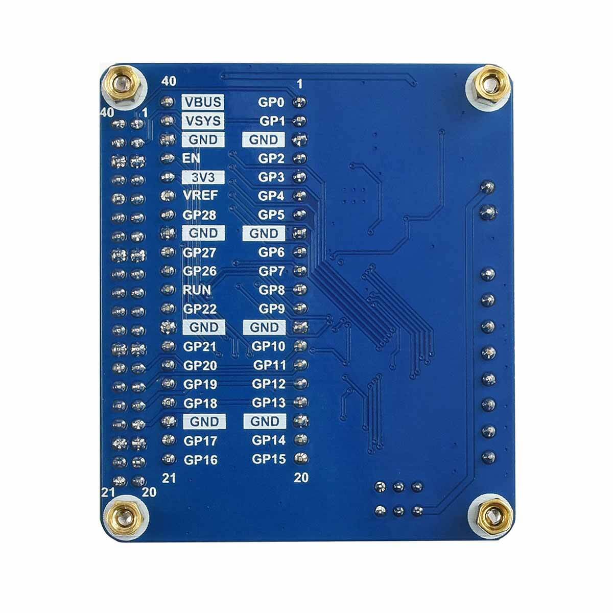DC Motor Driver Module for Raspberry Pi Pico by Waveshare - The Pi Hut
