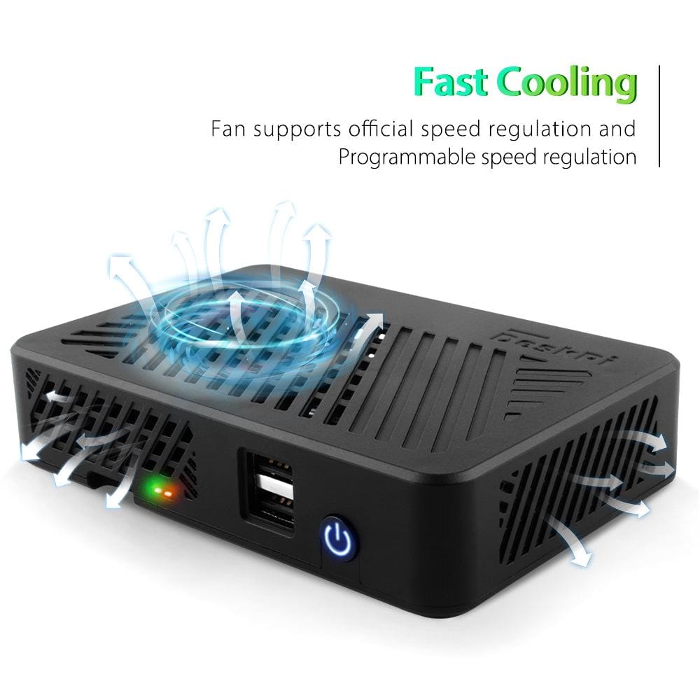 DeskPi Lite Raspberry Pi 4 Case by DeskPi - The Pi Hut