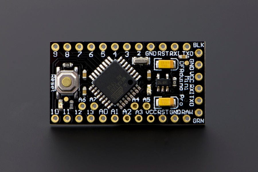DFRduino Pro Mini V1.3 - Arduino Pro Mini Compatible - 16M5V328 by DFRobot - The Pi Hut