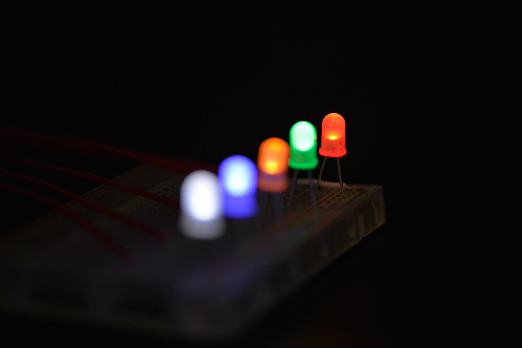 Diffused 5mm LED Pack (50 PCS) by DFRobot - The Pi Hut