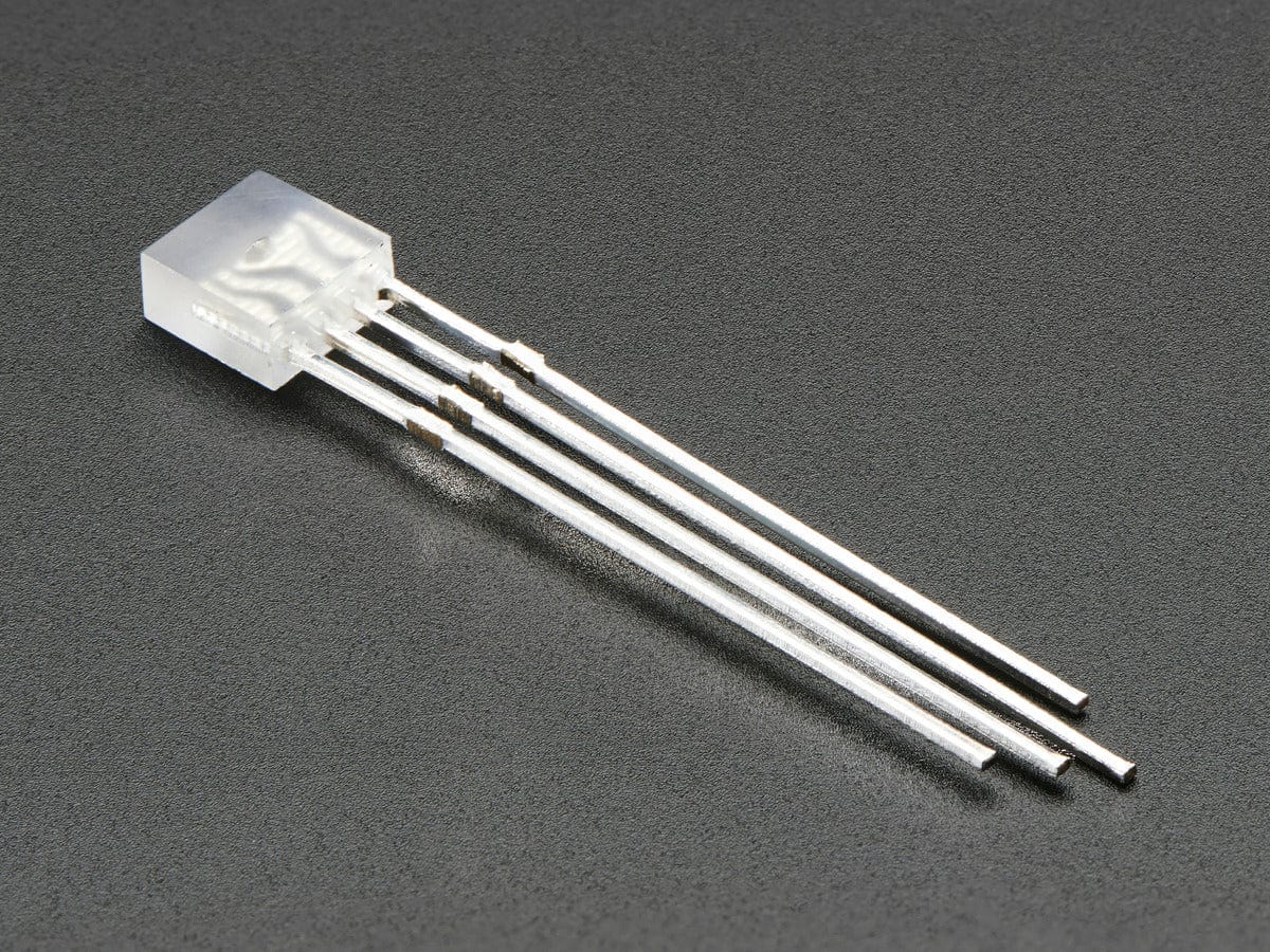 Diffused Rectangular 5mm RGB LEDs - Pack of 10 by The Pi Hut - The Pi Hut