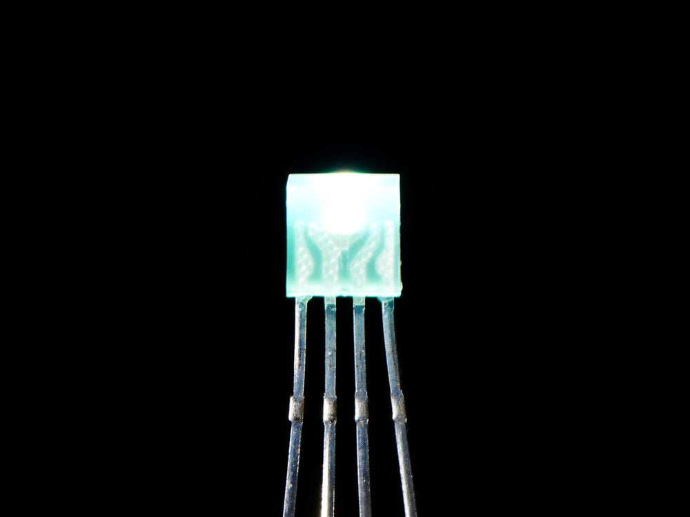 Diffused Rectangular 5mm RGB LEDs - Pack of 10 by The Pi Hut - The Pi Hut