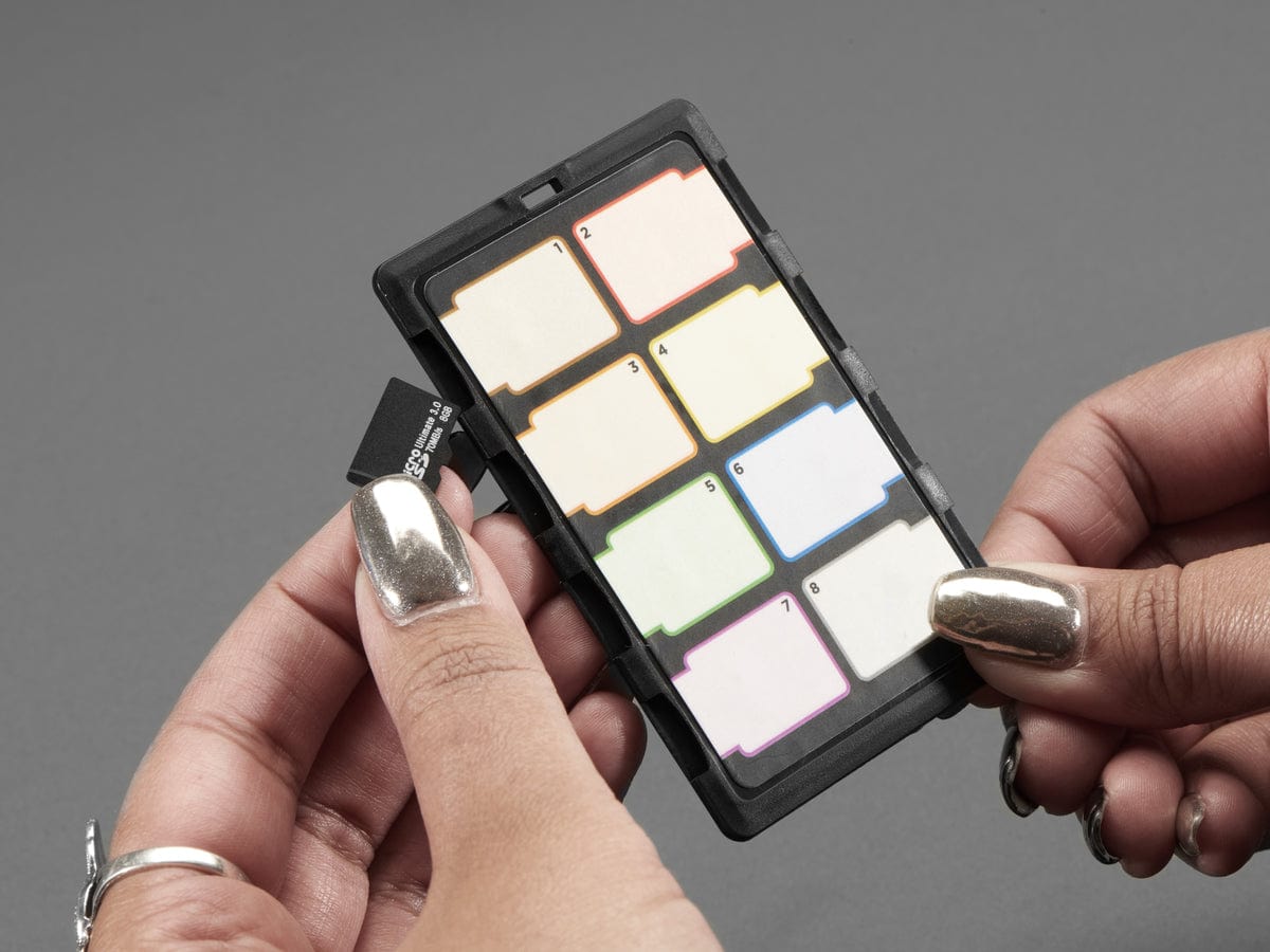 DiMeCard 8 microSD Card Holder by The Pi Hut - The Pi Hut