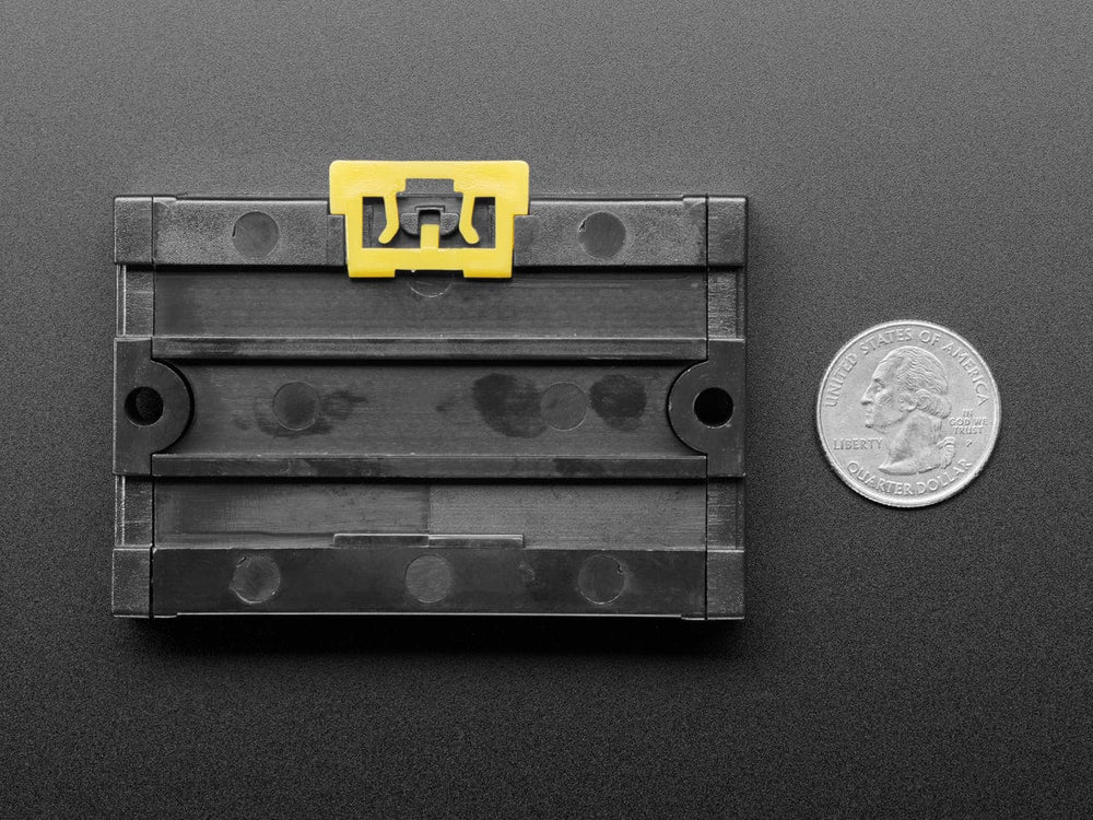 DIN Rail Generic PCB Holder - 50x80mm by The Pi Hut - The Pi Hut