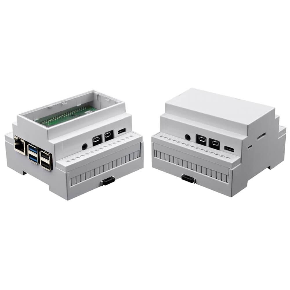 DIN Rail Mount Enclosure for Raspberry Pi 4 by CamdenBoss - The Pi Hut
