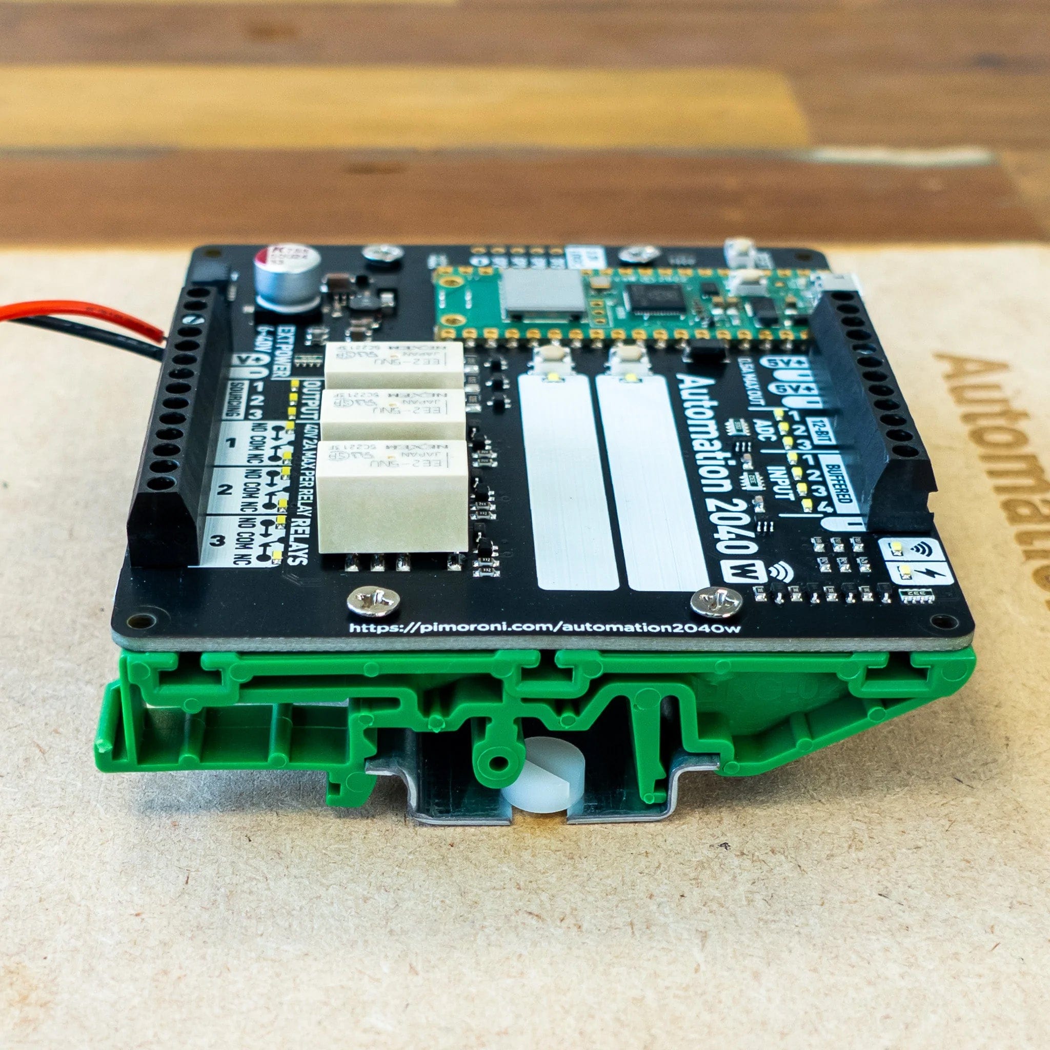 DIN Rail Mounts for Automation 2040 W by Pimoroni - The Pi Hut