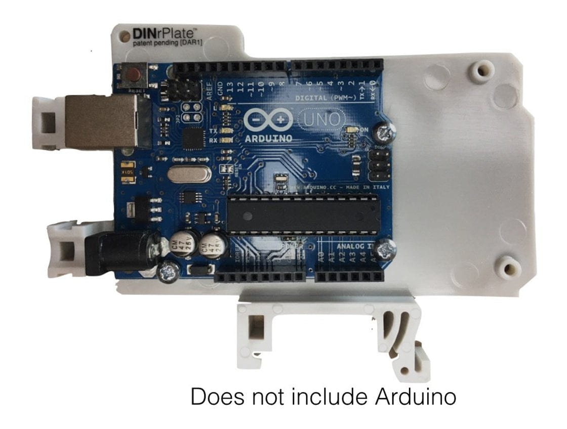 DINrPlate - Arduino Uno/Mega DIN Rail Mount by DINrPlate - The Pi Hut