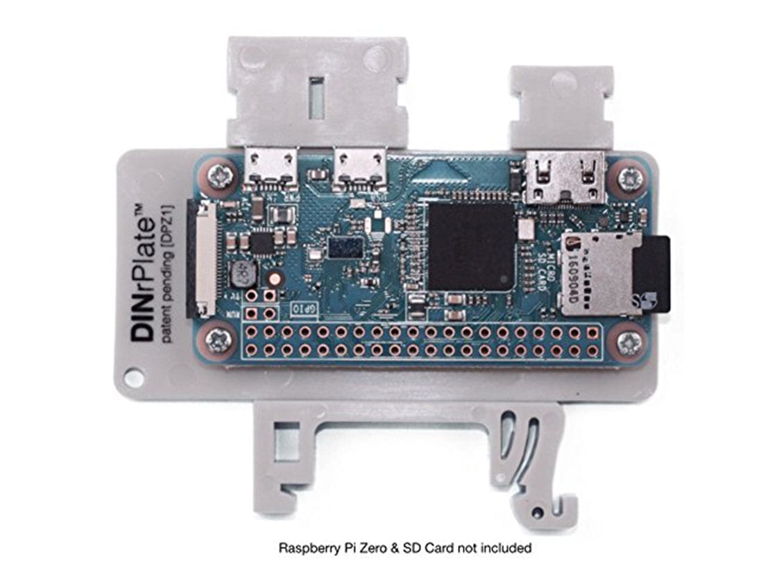 DINrPlate - Raspberry Pi Zero DIN Rail Mount by DINrPlate - The Pi Hut