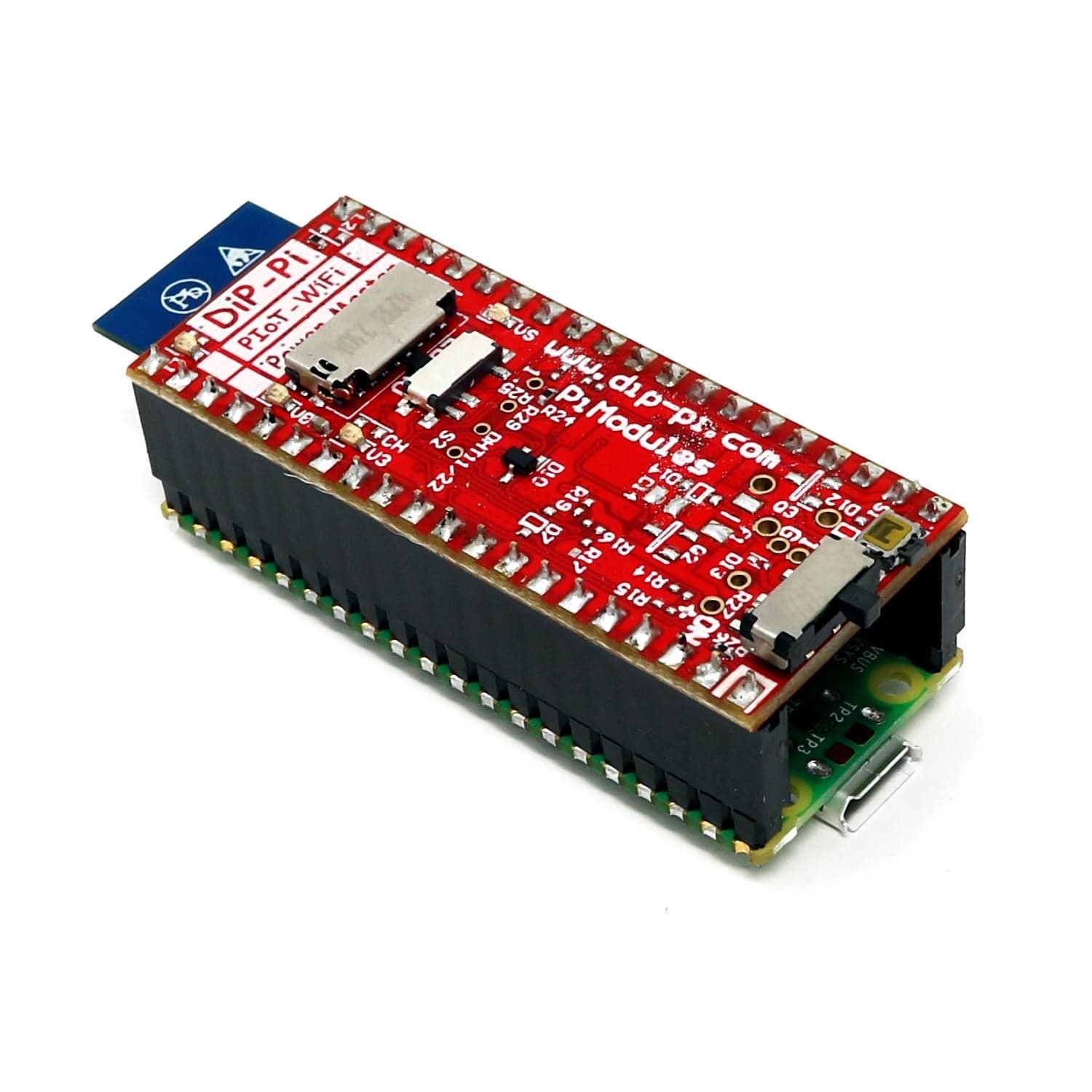DiP-Pi WiFi Master for Raspberry Pi Pico by Pimodules - The Pi Hut