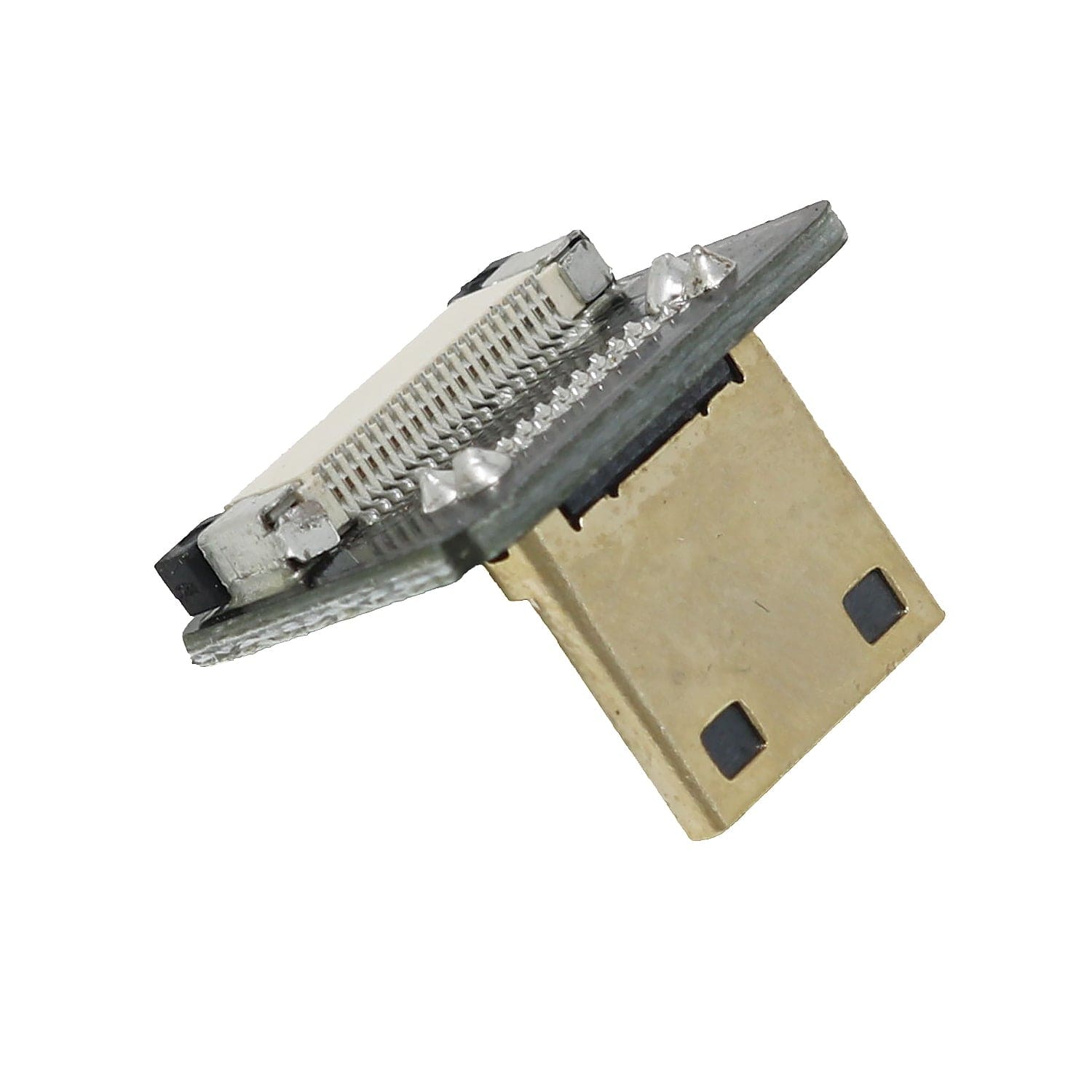 DIY HDMI Cable Parts - Right Angle (L Bend) Mini HDMI Plug by The Pi Hut - The Pi Hut