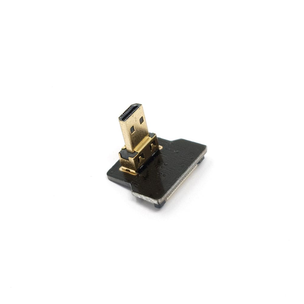 DIY HDMI Cable Parts - Right Angle (R Bend) Micro HDMI Plug by The Pi Hut - The Pi Hut