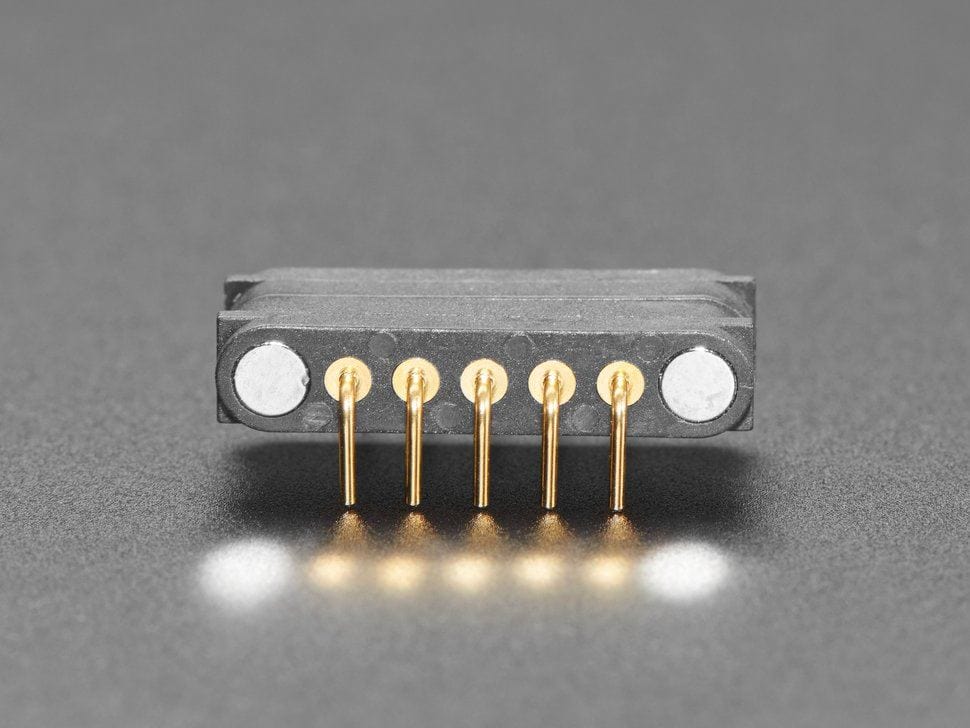 DIY Magnetic Connector - Right Angle Five Contact Pins - The Pi Hut