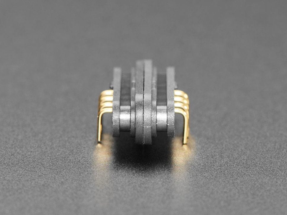 DIY Magnetic Connector - Right Angle Four Contact Pins by The Pi Hut - The Pi Hut