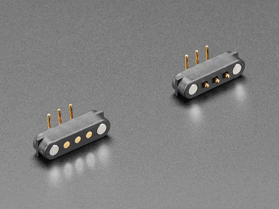 DIY Magnetic Connector - Right Angle Three Contact Pins by The Pi Hut - The Pi Hut